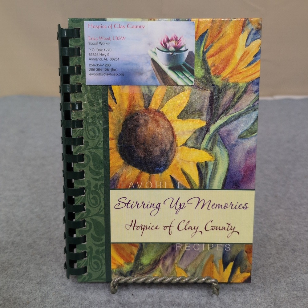 Stirring Up Memories Hospice of Clay County Alabama Recipes Cookbook 2013 - Picture 1 of 2